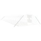 vidaXL Invernadero con estructura de acero blanco 64 m² 16x4x2 m vidaXL Invernadero con estructura de acero blanco 64 m² 16x4x2 m