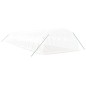 vidaXL Invernadero con estructura de acero blanco 64 m² 16x4x2 m vidaXL Invernadero con estructura de acero blanco 64 m² 16x4x2 m