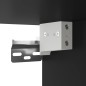 vidaXL Set de muebles para TV 2 piezas madera contrachapada negro vidaXL Set de muebles para TV 2 piezas madera contrachapada negro