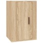 vidaXL Set de muebles para TV 2 pzas madera contrachapada roble sonoma