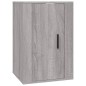 vidaXL Set de muebles para TV 4 pzas madera contrachapada gris Sonoma vidaXL Set de muebles para TV 4 pzas madera contrachapada gris Sonoma