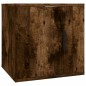 vidaXL Set de muebles de TV 2 pzas madera contrachapada roble ahumado vidaXL Set de muebles de TV 2 pzas madera contrachapada roble ahumado