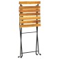 vidaXL Sillas bistró de terraza plegables 4 uds madera maciza acacia vidaXL Sillas bistró de terraza plegables 4 uds madera maciza acacia