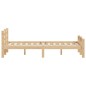 vidaXL Estructura de cama de madera de pino maciza 140x200 cm vidaXL Estructura de cama de madera de pino maciza 140x200 cm