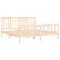 vidaXL Estructura de cama con cabecero madera maciza de pino 200x200cm