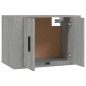 vidaXL Set de muebles para TV 2 pzas madera contrachapada gris Sonoma
