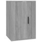 vidaXL Set de muebles para TV 2 pzas madera contrachapada gris Sonoma