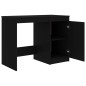 vidaXL Escritorio de madera contrachapada negro 100x50x76 cm vidaXL Escritorio de madera contrachapada negro 100x50x76 cm