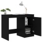 vidaXL Escritorio de madera contrachapada negro 100x50x76 cm vidaXL Escritorio de madera contrachapada negro 100x50x76 cm