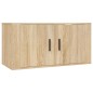 vidaXL Set de muebles para TV 2 pzas madera contrachapada roble sonoma vidaXL Set de muebles para TV 2 pzas madera contrachapada roble sonoma