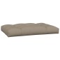 vidaXL Cojines para palés 7 piezas tela gris taupe vidaXL Cojines para palés 7 piezas tela gris taupe