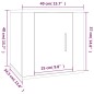 vidaXL Set de muebles para TV 5 piezas madera contrachapada blanco