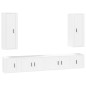 vidaXL Set de muebles para TV 6 piezas madera contrachapada blanco vidaXL Set de muebles para TV 6 piezas madera contrachapada blanco