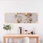 vidaXL Espejo de pared rectangular con luces LED vidrio 30x100 cm vidaXL Espejo de pared rectangular con luces LED vidrio 30x100 cm