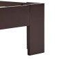 vidaXL Estructura de cama madera maciza pino marrón oscuro 180x200 cm vidaXL Estructura de cama madera maciza pino marrón oscuro 180x200 cm