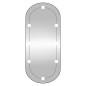 vidaXL Espejo de pared ovalado con luces LED vidrio 45x100 cm vidaXL Espejo de pared ovalado con luces LED vidrio 45x100 cm