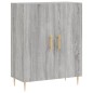 vidaXL Aparador alto madera contrachapada gris sonoma 69,5x34x180 cm vidaXL Aparador alto madera contrachapada gris sonoma 69,5x34x180 cm