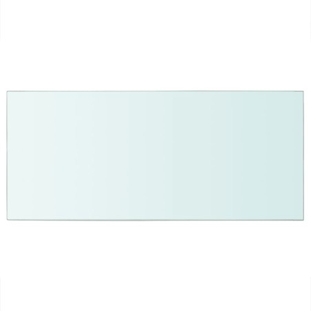 vidaXL Panel de estante vidrio claro 50x25 cm