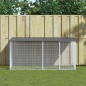 vidaXL Gallinero con techo acero galvanizado antracita 203x98x90 cm vidaXL Gallinero con techo acero galvanizado antracita 203x98x90 cm