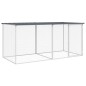 vidaXL Gallinero con techo acero galvanizado antracita 203x98x90 cm vidaXL Gallinero con techo acero galvanizado antracita 203x98x90 cm