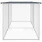 vidaXL Gallinero con techo acero galvanizado antracita 203x98x90 cm vidaXL Gallinero con techo acero galvanizado antracita 203x98x90 cm