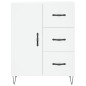 vidaXL Aparador alto madera contrachapada blanco 69,5x34x180 cm vidaXL Aparador alto madera contrachapada blanco 69,5x34x180 cm
