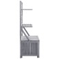 vidaXL Caja de almacenaje de madera maciza de acacia gris 99x55x160 cm vidaXL Caja de almacenaje de madera maciza de acacia gris 99x55x160 cm