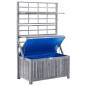 vidaXL Caja de almacenaje de madera maciza de acacia gris 99x55x160 cm vidaXL Caja de almacenaje de madera maciza de acacia gris 99x55x160 cm