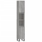 vidaXL Set de muebles de baño 3 pzas madera contrachapada gris sonoma vidaXL Set de muebles de baño 3 pzas madera contrachapada gris sonoma