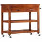 vidaXL Carrito de cocina de madera maciza de acacia 100x48x89 cm vidaXL Carrito de cocina de madera maciza de acacia 100x48x89 cm