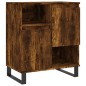 vidaXL Aparadores 2 piezas madera contrachapada roble ahumado vidaXL Aparadores 2 piezas madera contrachapada roble ahumado