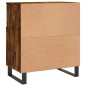 vidaXL Aparadores 2 piezas madera contrachapada roble ahumado vidaXL Aparadores 2 piezas madera contrachapada roble ahumado