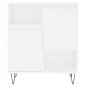 vidaXL Aparadores 2 piezas madera contrachapada blanco vidaXL Aparadores 2 piezas madera contrachapada blanco