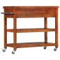 vidaXL Carrito de cocina de madera maciza de acacia 100x48x89 cm vidaXL Carrito de cocina de madera maciza de acacia 100x48x89 cm