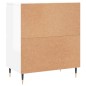 vidaXL Aparadores 2 uds madera contrachapada blanco brillo vidaXL Aparadores 2 uds madera contrachapada blanco brillo