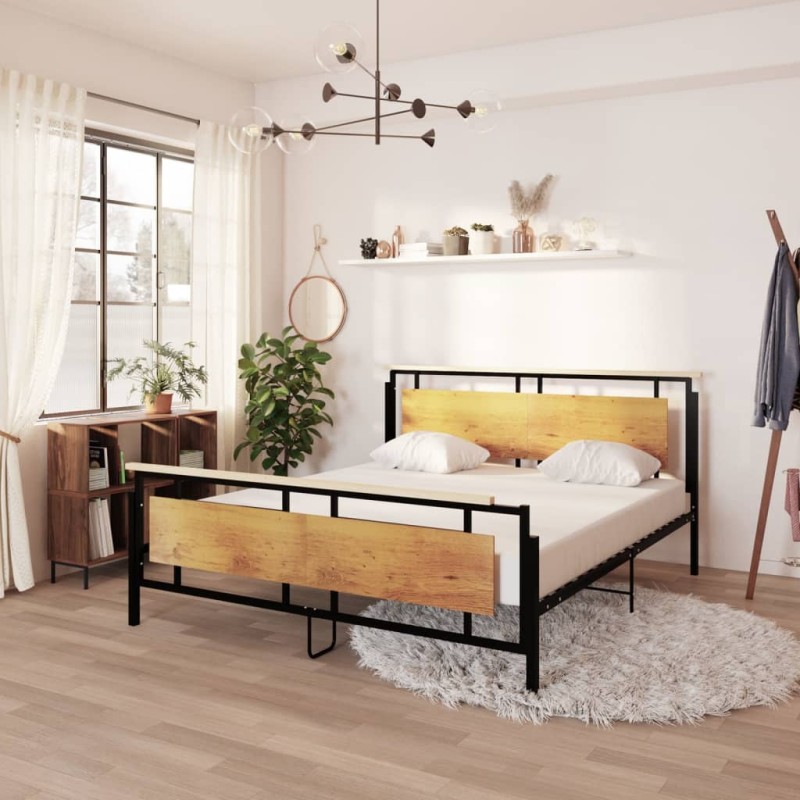 vidaXL Estructura de cama de metal 180x200 cm vidaXL Estructura de cama de metal 180x200 cm