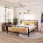 vidaXL Estructura de cama de metal 180x200 cm vidaXL Estructura de cama de metal 180x200 cm