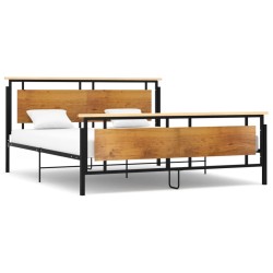 vidaXL Estructura de cama de metal 180x200 cm