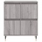 vidaXL Aparadores 2 piezas madera contrachapada gris Sonoma vidaXL Aparadores 2 piezas madera contrachapada gris Sonoma