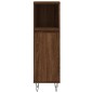 vidaXL Set de muebles baño 3 pzas madera contrachapada roble marrón vidaXL Set de muebles baño 3 pzas madera contrachapada roble marrón