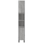 vidaXL Set de muebles de baño 3 pzas madera contrachapada gris sonoma vidaXL Set de muebles de baño 3 pzas madera contrachapada gris sonoma
