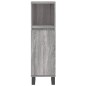 vidaXL Set de muebles de baño 3 pzas madera contrachapada gris sonoma vidaXL Set de muebles de baño 3 pzas madera contrachapada gris sonoma