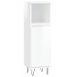 vidaXL Set muebles de baño 3 piezas madera contrachapada blanco brillo vidaXL Set muebles de baño 3 piezas madera contrachapada blanco brillo