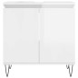 vidaXL Set muebles de baño 3 piezas madera contrachapada blanco brillo vidaXL Set muebles de baño 3 piezas madera contrachapada blanco brillo