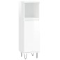 vidaXL Set muebles de baño 3 piezas madera contrachapada blanco brillo vidaXL Set muebles de baño 3 piezas madera contrachapada blanco brillo