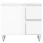 vidaXL Set muebles de baño 3 piezas madera contrachapada blanco brillo vidaXL Set muebles de baño 3 piezas madera contrachapada blanco brillo