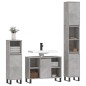 vidaXL Set muebles de baño 2 piezas madera contrachapada gris hormigón vidaXL Set muebles de baño 2 piezas madera contrachapada gris hormigón