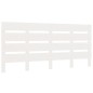 vidaXL Estructura de cama de madera maciza de pino blanco 140x190 cm vidaXL Estructura de cama de madera maciza de pino blanco 140x190 cm