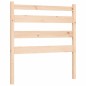 vidaXL Estructura de cama individual con cabecero madera maciza vidaXL Estructura de cama individual con cabecero madera maciza