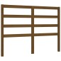 vidaXL Estructura de cama matrimonio con cabecero madera marrón miel vidaXL Estructura de cama matrimonio con cabecero madera marrón miel